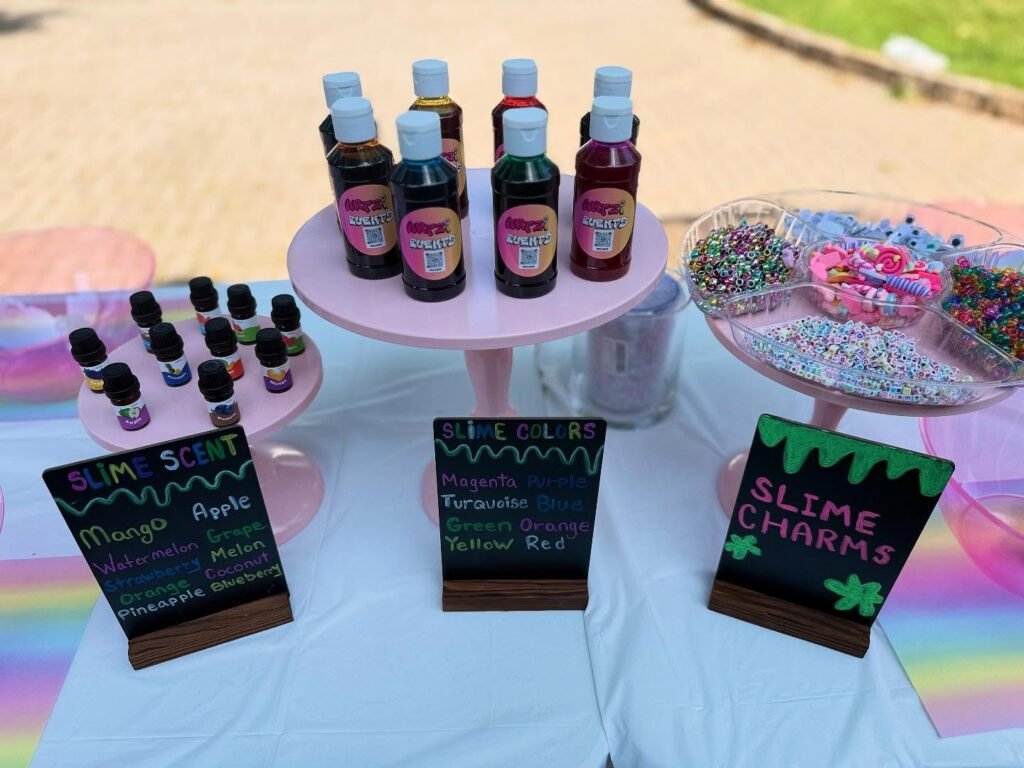 Artzi Events – THERE’S NO SLIME PARTY like an Artzi Events slime party! We take it to the NEXT LEVEL wit