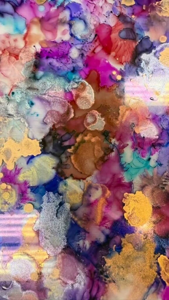 Artzi Events – Proof you don’t need experience to make something beautiful Just color, movement, and a l