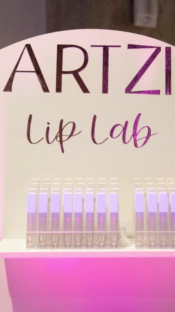 Artzi Events – Lip gloss bar experience Girls selected their own colors and created lip glosses, all pac