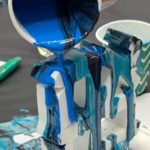 Artzi Events – Movement. Color. No two the same — fluid art in motion. #PaintPour #FluidArt #AcrylicPour