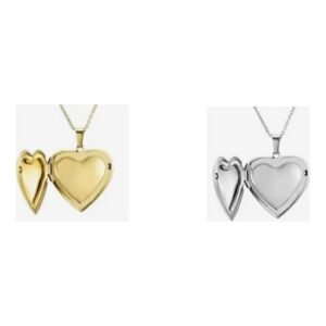 Heart locket necklace