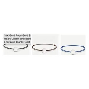Round disc cord bracelet