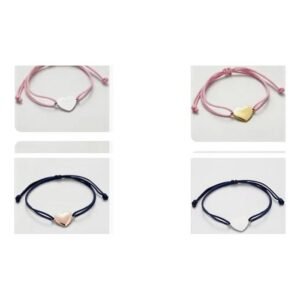 Heart cord bracelet