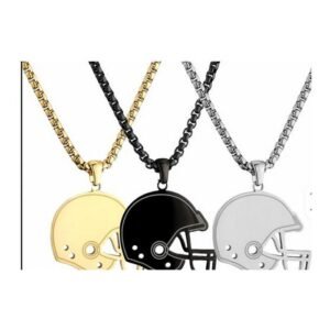 Football helmet necklace