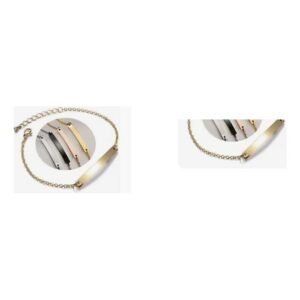 Fine chain ID bracelet